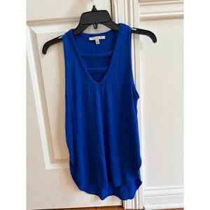 Express One Eleven Blue Sleeveless Tank Top Double Strap XS Casual